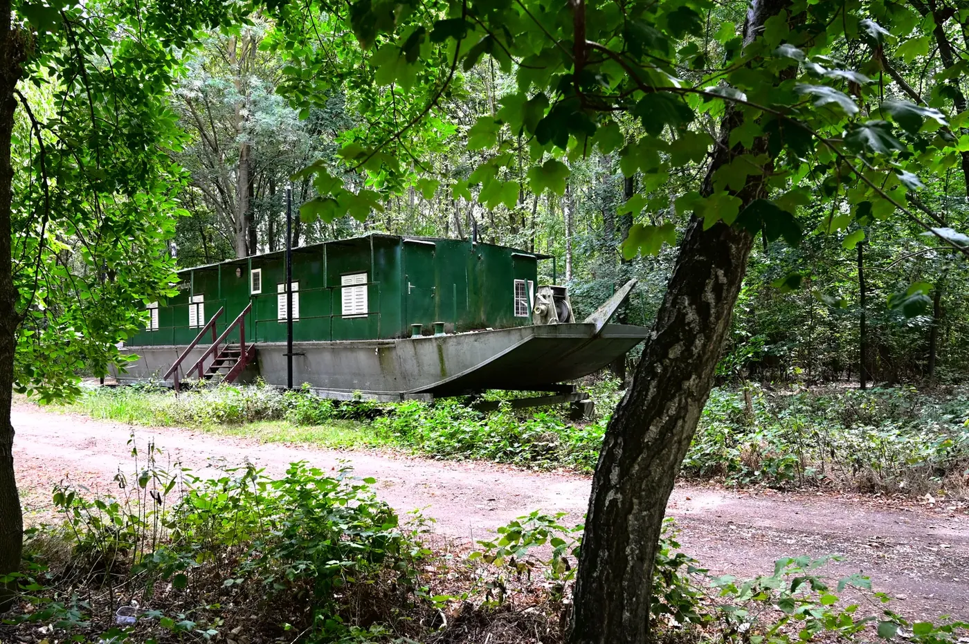 Régi hajó az erdőben — Szigetköz